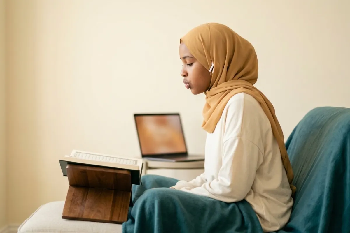 تلاوة القرآن بالتجويد